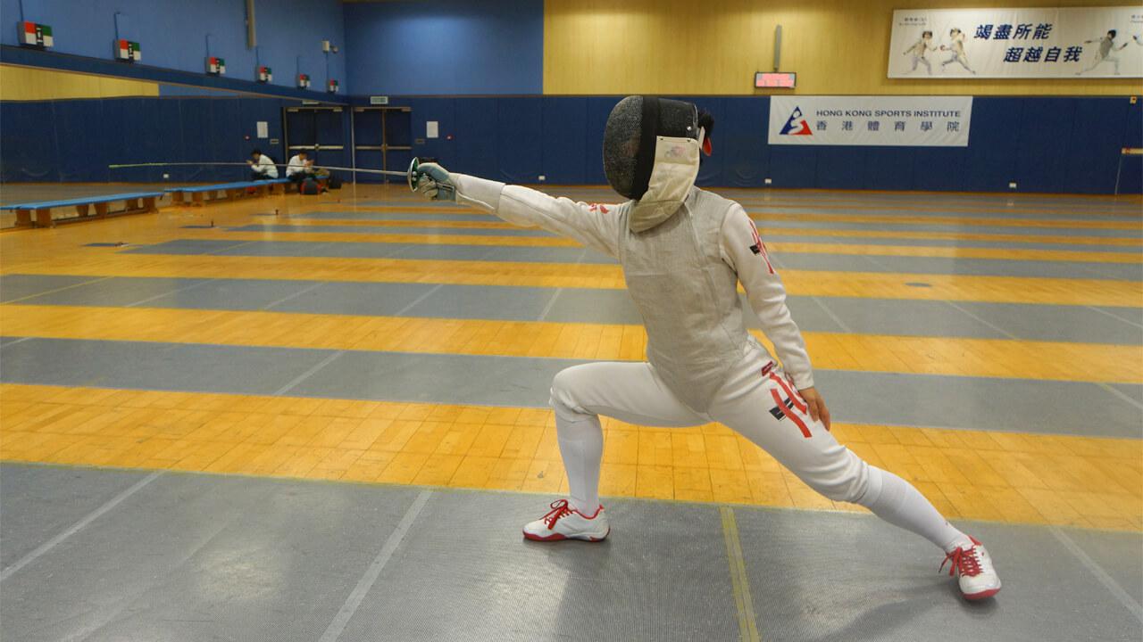 Asymmetric Competition Footwear for Hong Kong Olympic Fencing Team