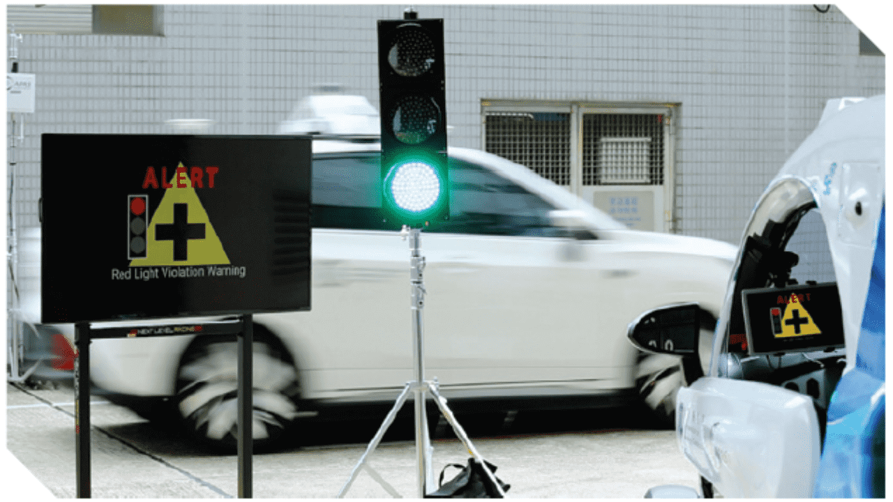Signalised Intersection Collision Avoidance Platform by Vehicle-to-Infrastructure (V2I) application