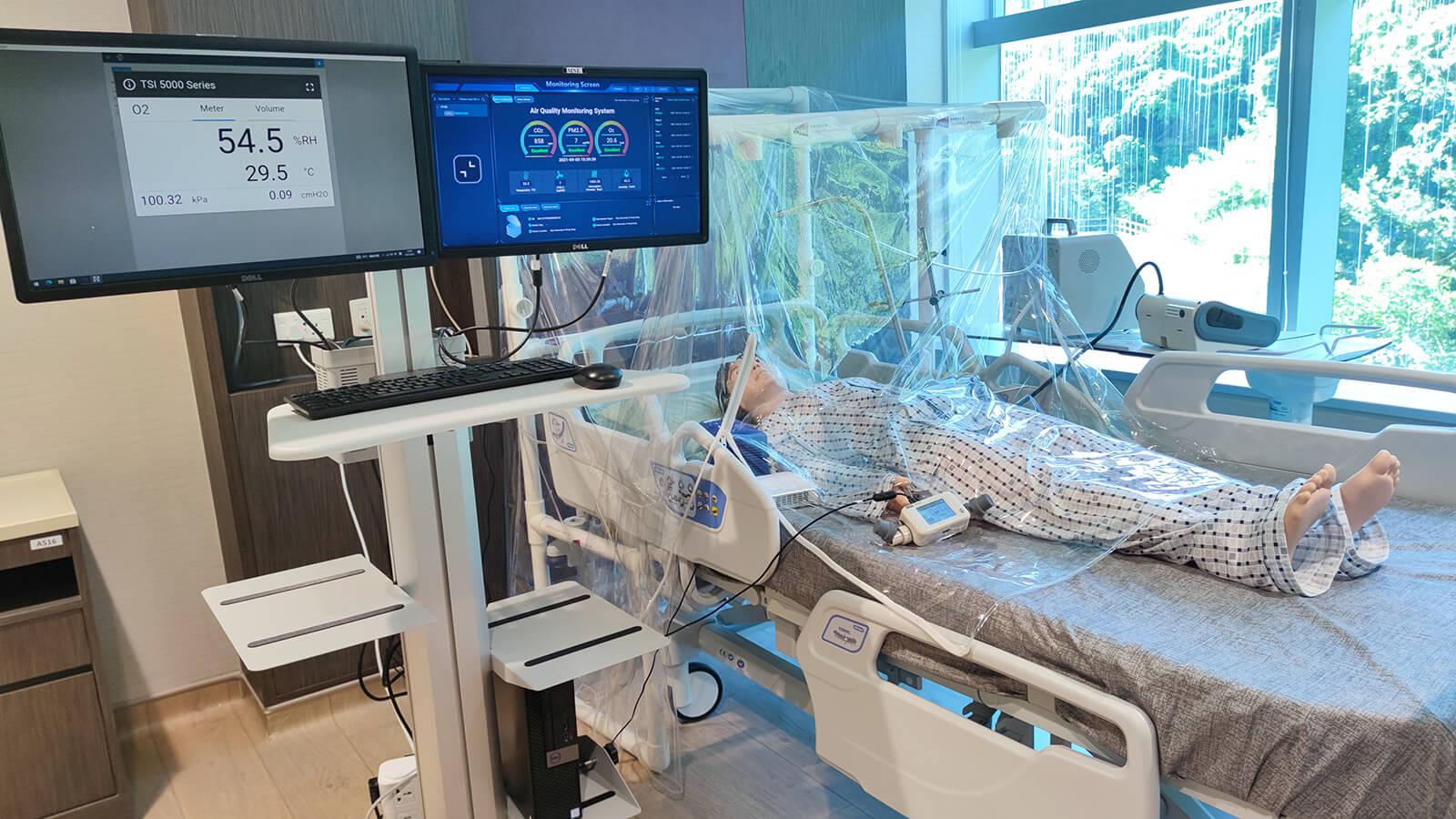 Fast-track Vented Enclosure System for COVID-19 Patient Wards
