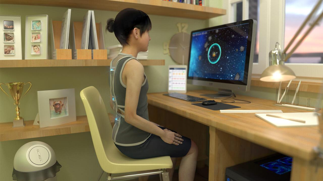 Biofeedback System with Body Mapping Clothing for Patients with Adolescent Idiopathic Scoliosis