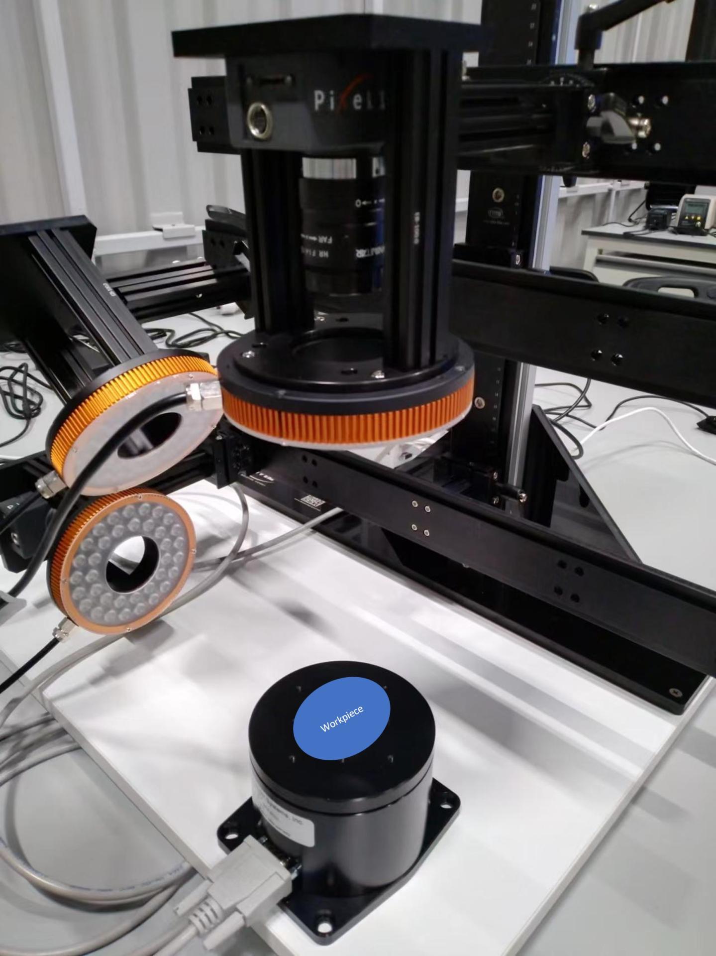 Device for the optical inspection of ultrasonic welds